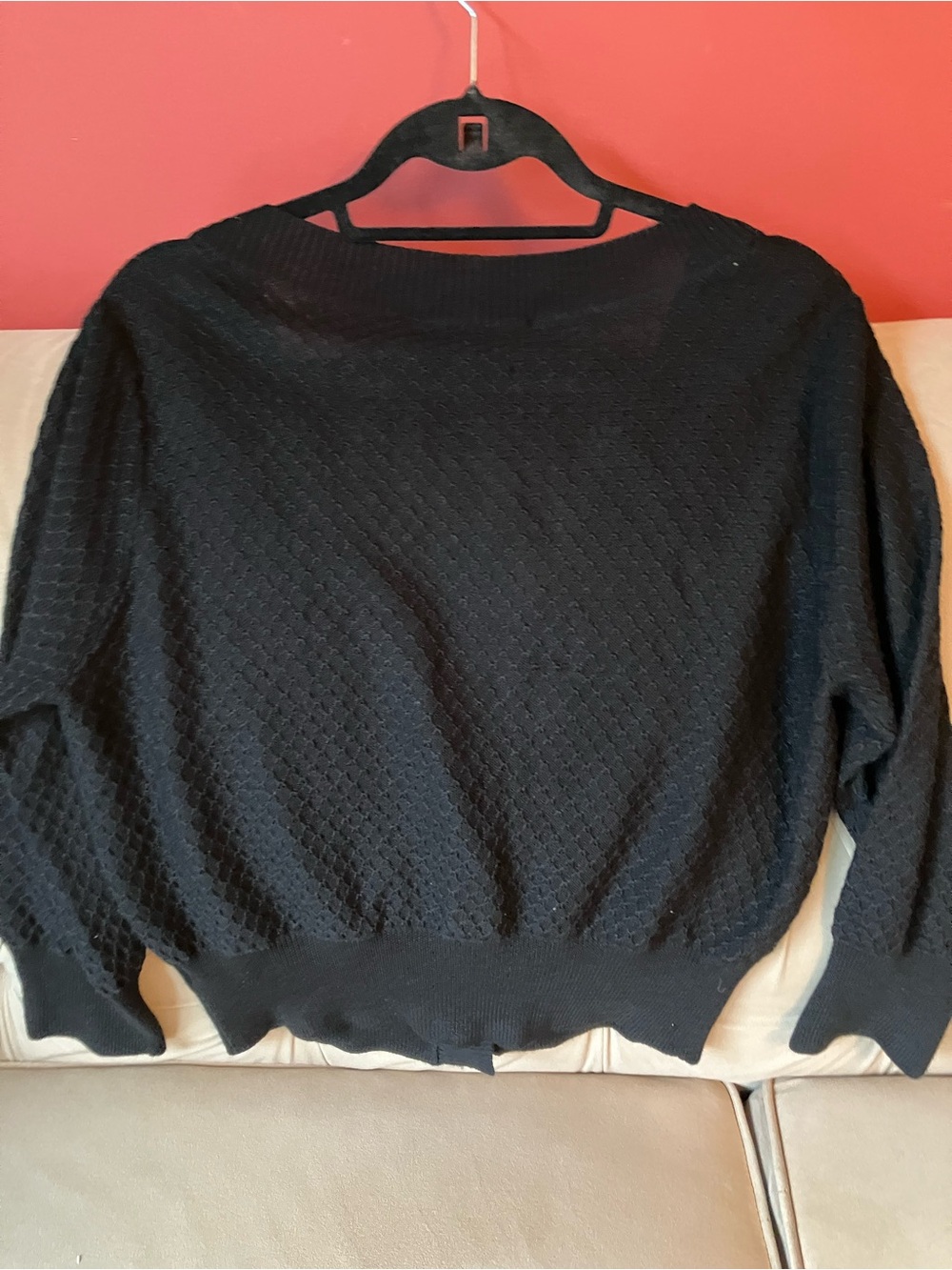St. John Couture Cashmere Embellished V-Neck Cardigan - Picture 7 of 7